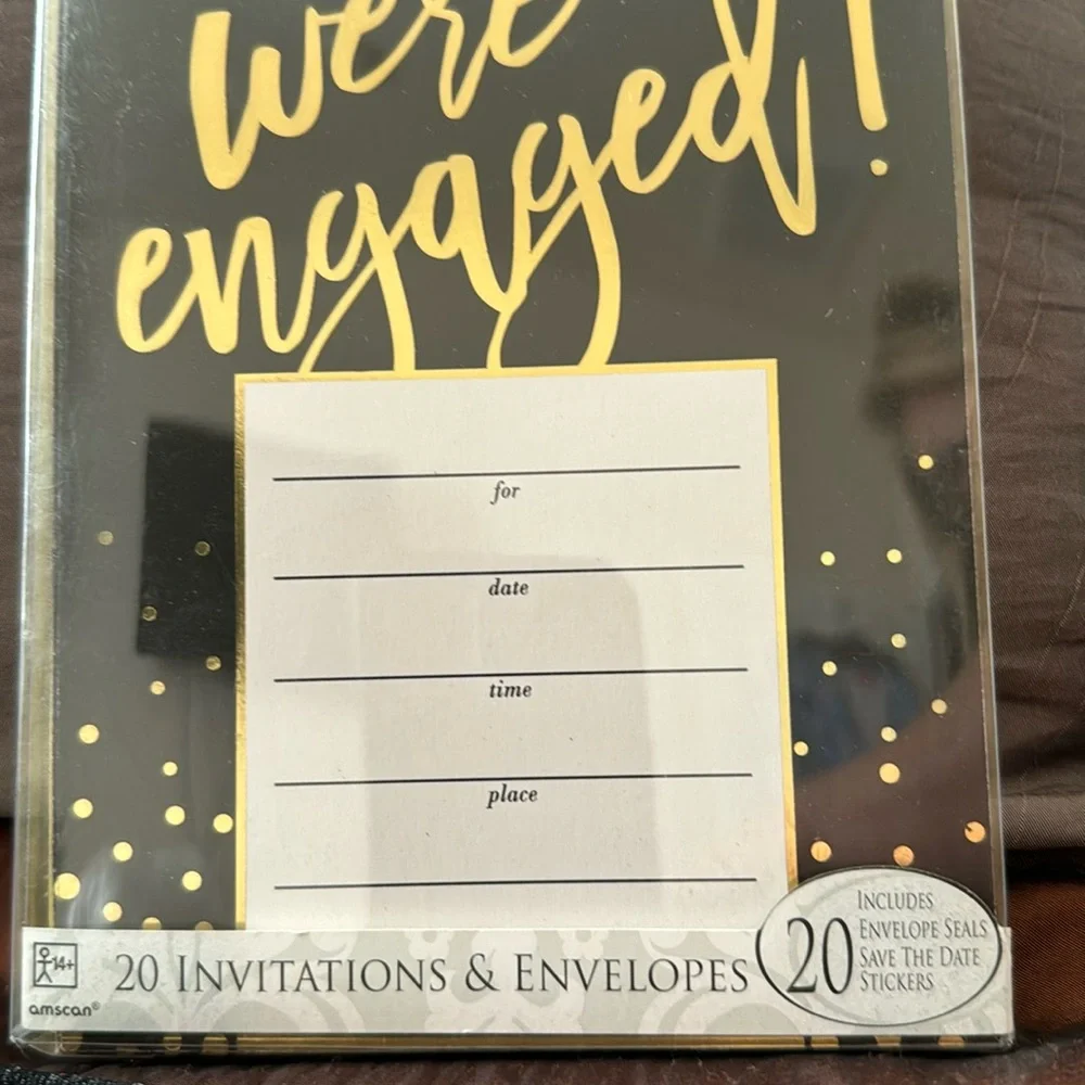 Invitations& Envelopes, NEW, We’re Engaged!